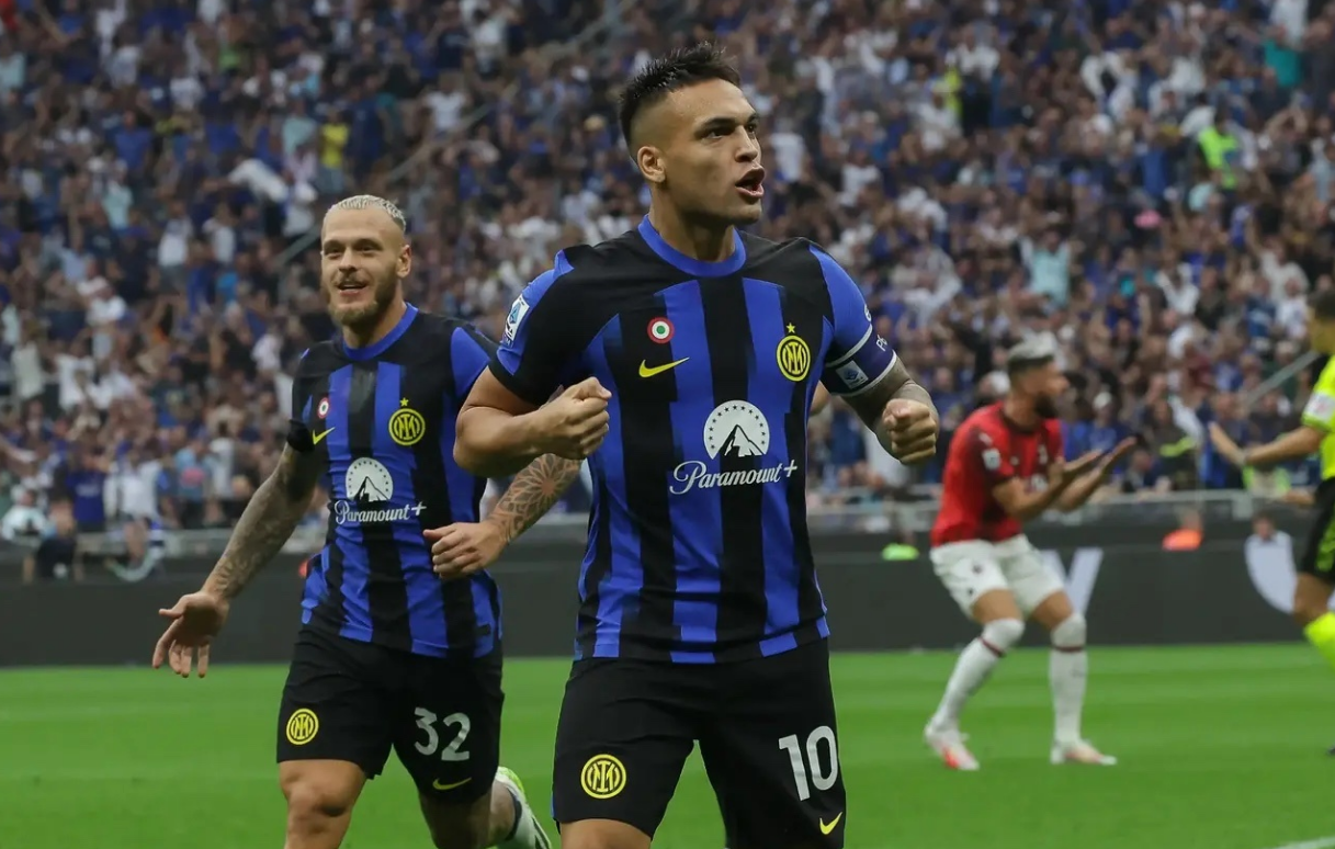 国际米兰意甲击败乌迪内斯巴雷拉远射命中